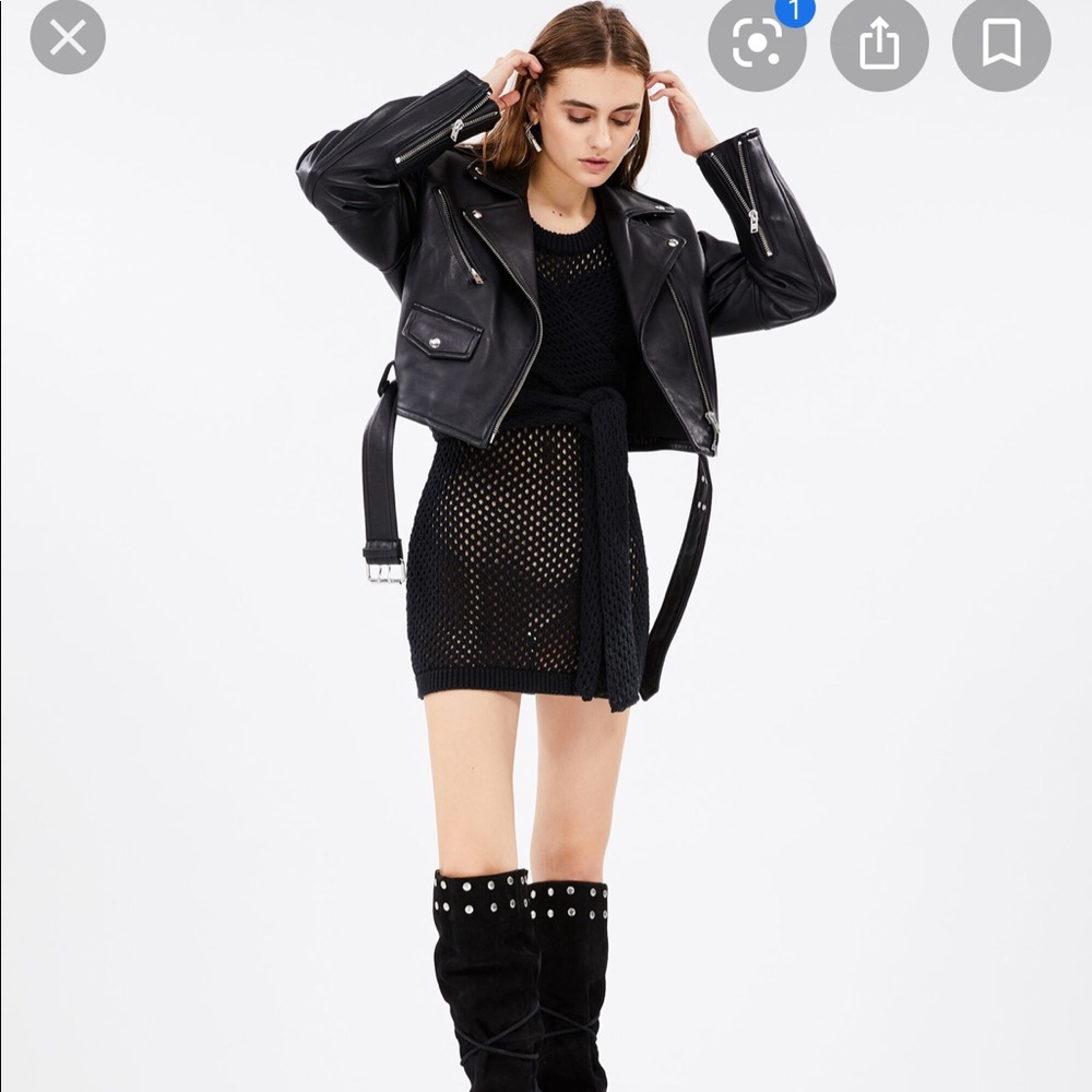 Iro Thor black leather jacket (never worn!)